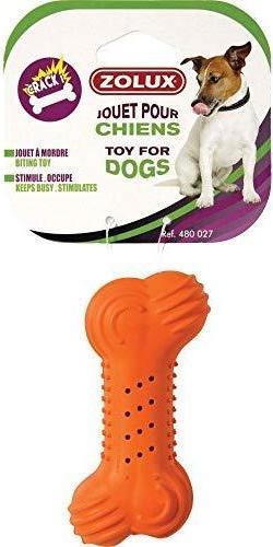 Produktbild Zolux Toy rubber crisp bone 10 cm in different colors (Kauspielzeug Hund)