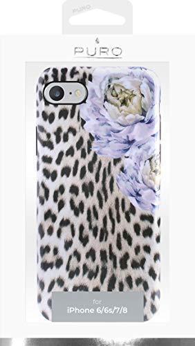 Actual product image Puro Glam Sweet Leopard - Case for Iphone 8/7 / 6s / 6 (leo peonies) (Apple iPhone SE)