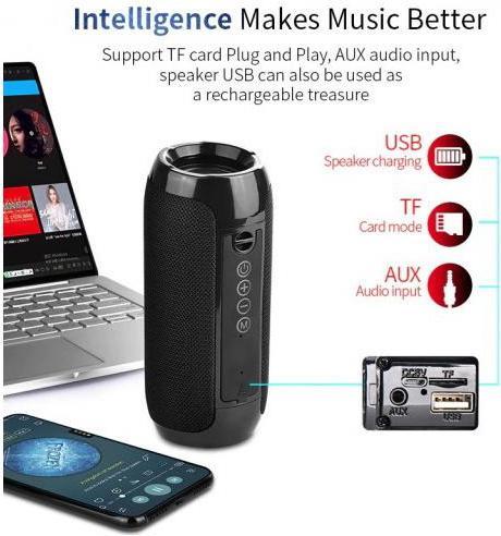 Image du produit Riff TG117 universal wireless BT waterproof speaker with AUX (4 h, Fonctionnement sur piles)