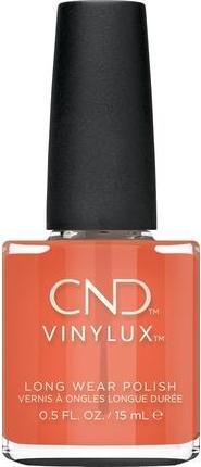 Actual product image CND Vinylux Ig-Night-Ed Nail Polish for Jelly Effect 471 Orange - Scratch Resistant & Fast Drying - (Orange, Top coat)