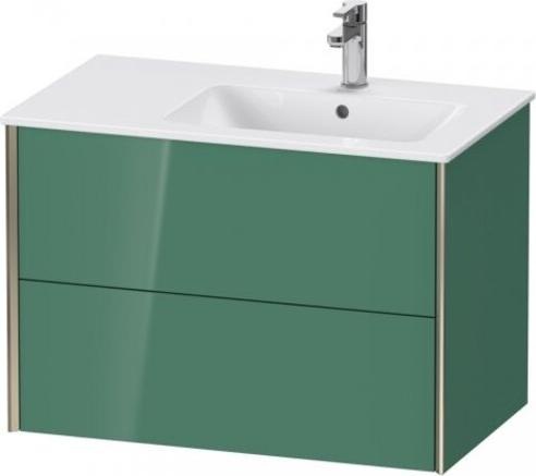 Actual product image Duravit XViu 4159 Vanity unit wall-mounted, 2 drawers, for washbasin Me by Starck 234683 Basin right (81 x 48 x 56 cm)