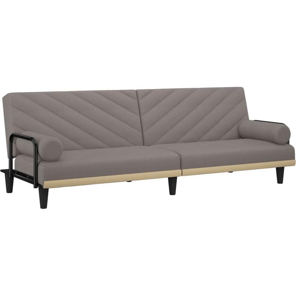 Vidaxl Braun Sofa + Bettsofa, Schlafsofa