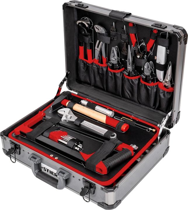 Actual product image Stier Jeu de 144 outils universels dans une valise en aluminium (144 pieces)