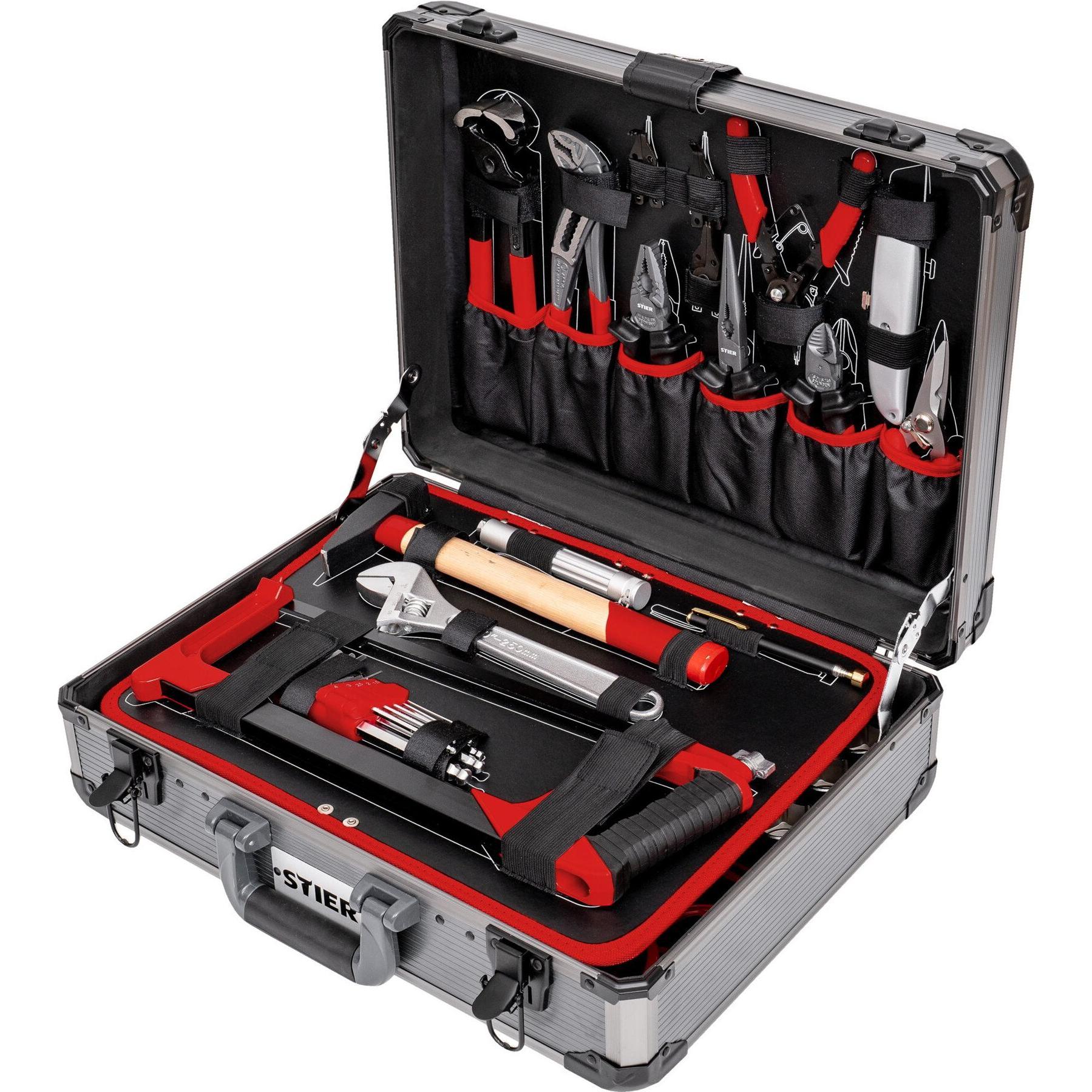 Stier Universal-Werkzeugsortiment im Aluminiumkoffer - Galaxus Stier Universal-Werkzeugsortiment im Aluminiumkoffer - Galaxus