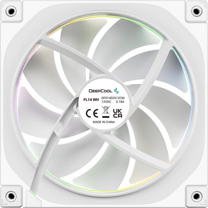 Produktbild Deepcool "140mm FL14 3IN1 White" (140 mm, 3x)
