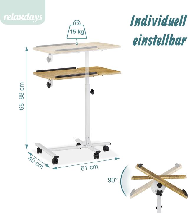 Actual product image Relaxdays Laptop table