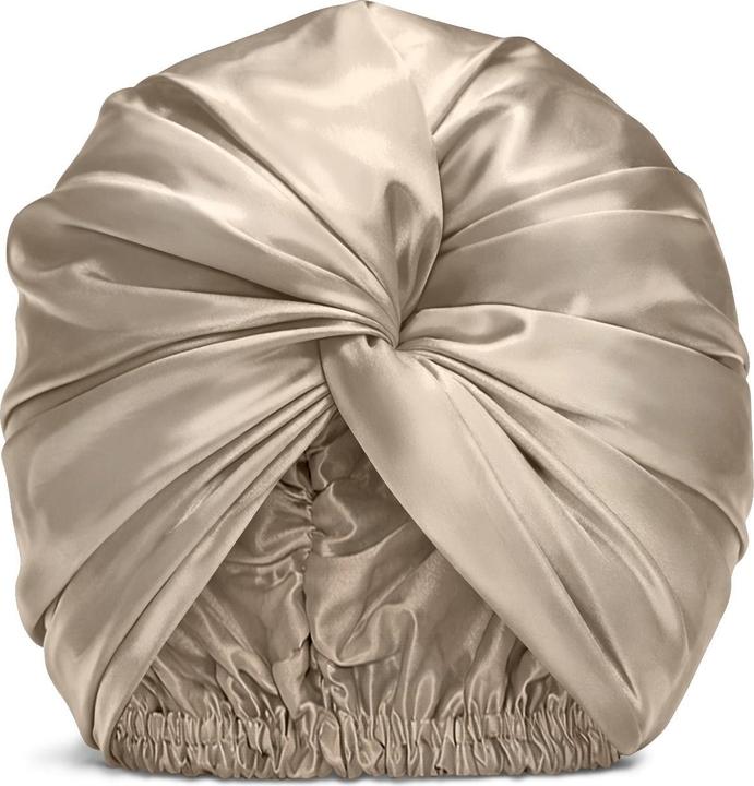 Productafbeelding VBEAUTY Premium zijden tulband champagne