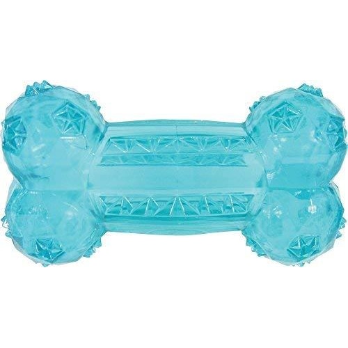 Zolux Toy TPR POP bones 14 cm, turquoise (Hundespielzeug), Hundespielzeug