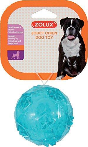 Produktbild Zolux Toy TPR POP ball 7.5 cm turquoise (Ballspielzeug Hund)