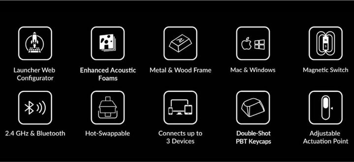 Image du produit Keychron K4 HE (CH, Filaire, Sans fil)