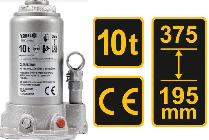 Produktbild Toya Hydraulic Bottle Jack 10T