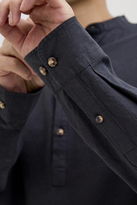 Produktbild Jack & Jones Jjesummer Half Placket Shirt Ls Sn (S)