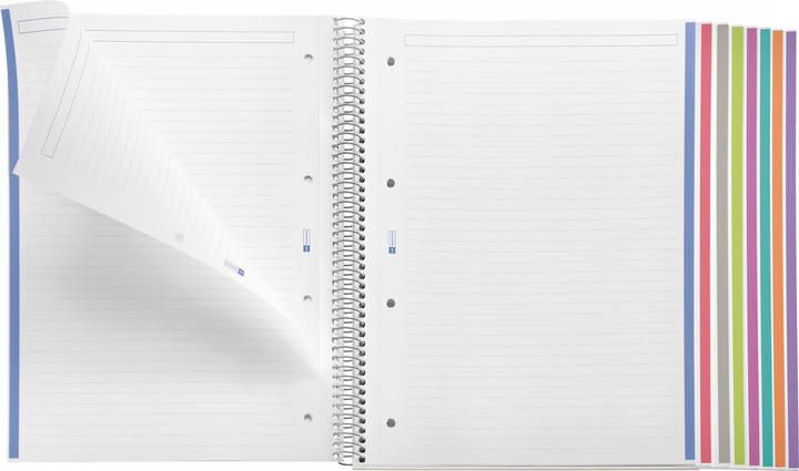 Actual product image Miquelrius Notizbuch 8 A4 200 HOR.PP RED (A4, Lined)