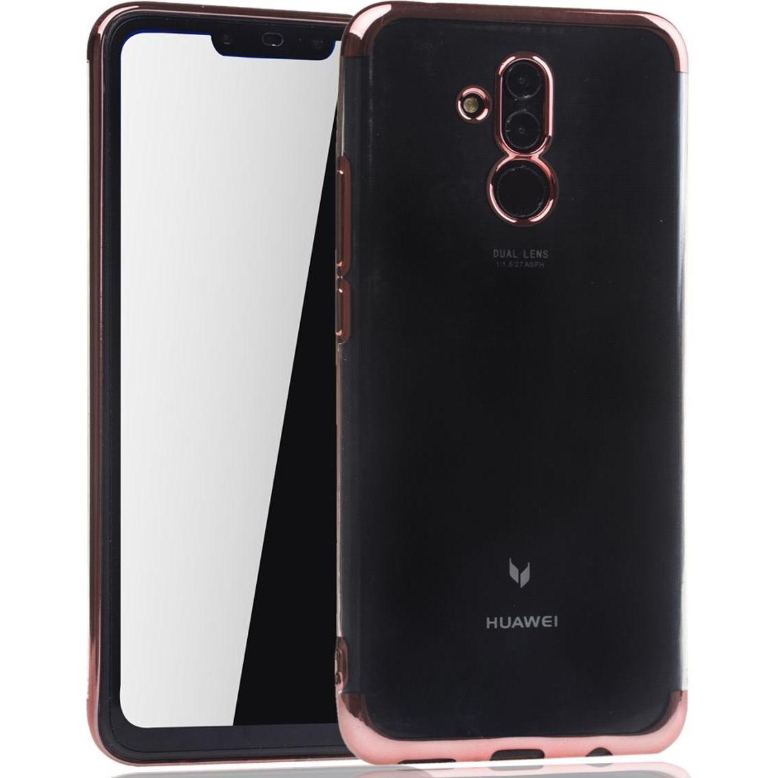 Thumbnail - König Design Handy Hülle Schutz Case für Huawei Mate 20 Lite Durchsichtig Transparent Pink (Huawei Mate 20 Lite), Smartp...