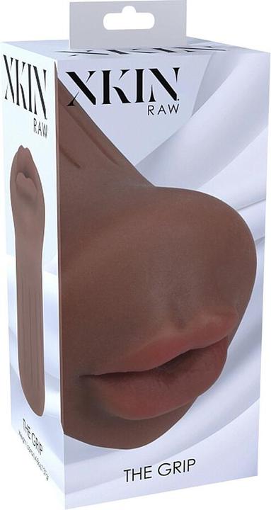 Produktbild Xkin Raw - The Grip - TPE Small Masturbator - 137g - Brown