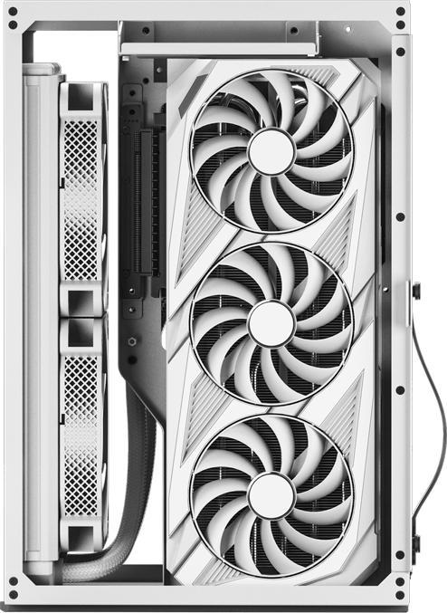 Actual product image Jonsbo VR3 Mini-ITX PCI-E 4.0 - white (ITX)
