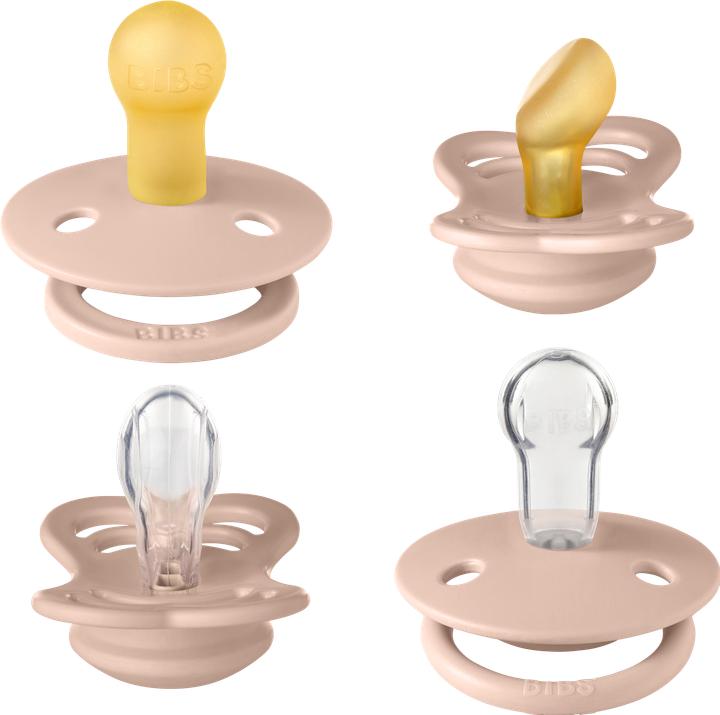Image du produit Bibs tétine Try-It Collection, Blush (4 x, jusqu'à 6 M.)