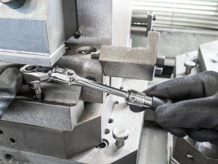 Produktbild Vigor Teleskop Gelenk-Umschaltknarre ∙ V6614N ∙ Vierkant 6,3 mm (1/4 Zoll) ∙ 225 mm (1/4")