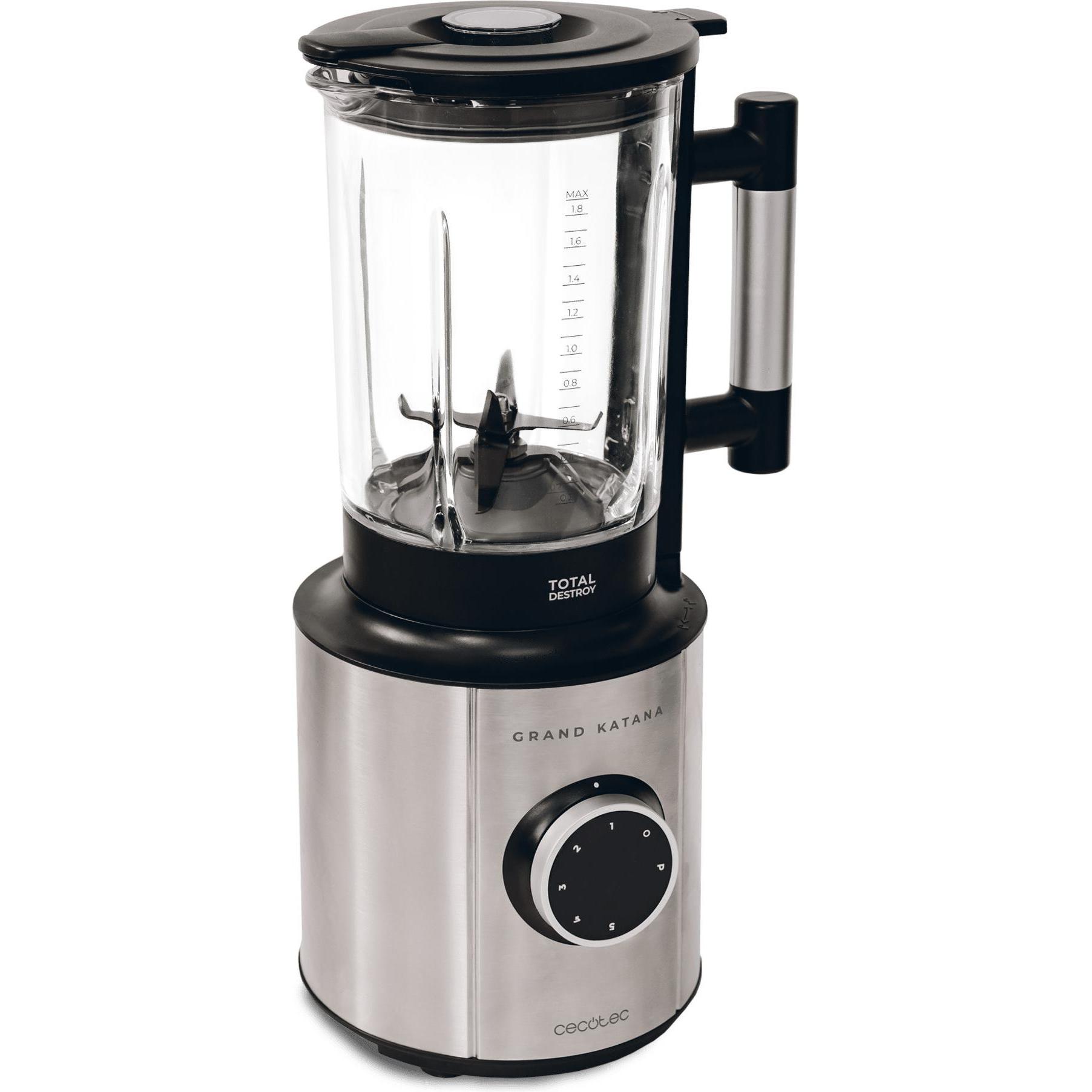 Cecotec Batidora De Vaso Grand Katana 2700max Total Destroy B, Standmixer, Schwarz