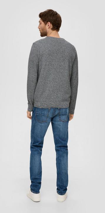 Produktbild S.Oliver Strickpullover Feinstrickpullover mit Crew Neck (S)