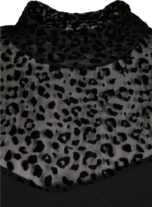 Immagine prodotto Urban Classics Abito da donna con collo a tartaruga in pizzo Flock (XS)