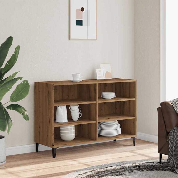 Image du produit vidaXL Sideboard Artisan-Eiche 103,5x35x70 cm Holzwerkstoff (103,5 x 35 x 70 cm)