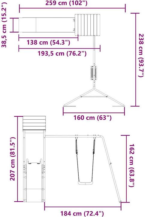 Actual product image VidaXL Alfeo