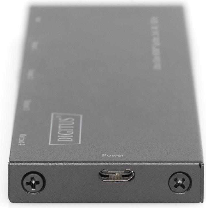 Actual product image Digitus Ultra Slim HDMI® splitter, 1x4, 4K / 60 Hz