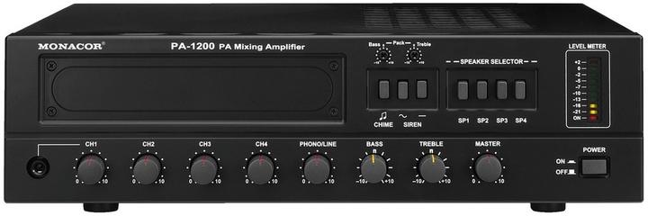 Monacor Amplificateur Public Adress PA-1200 120 W 3 (Amplificateur)