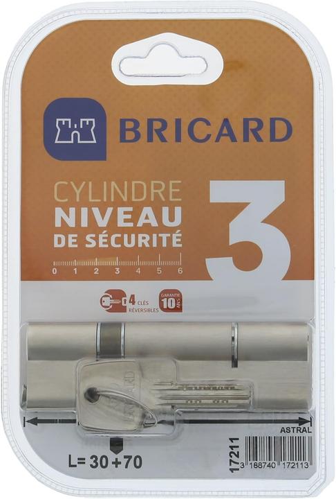 Actual product image Bricard Astral 2 Cylinder (Profile cylinder)