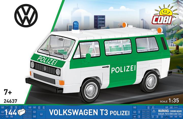 Produktbild Cobi COBI-24637 - 146 PCS VOLKSWAGEN 24637 T3 POLIZEI
