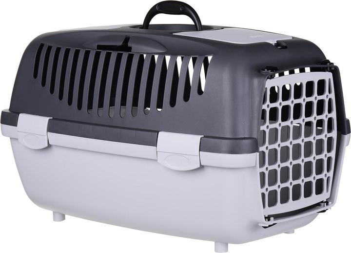 Zolux Transporter GULLIVER 2 con fusto in plastica grigio chiaro / grigio scuro (Cane, Gatto, Lavabile)