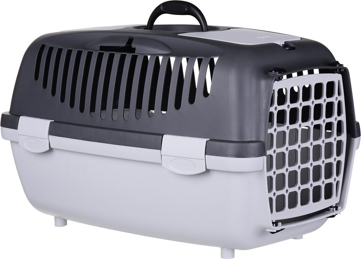Actual product image Zolux Transporter GULLIVER 2 with plastic drum light gray / dark gray (Cat, Dog, Washable)
