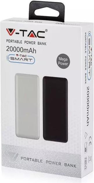 Produktbild V-TAC External battery (power bank), black, 20000mAh