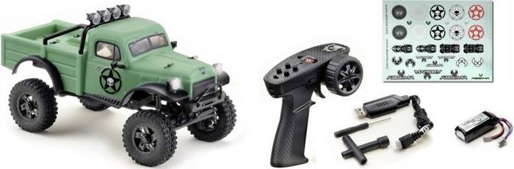Produktbild Absima EVO Crawler "Power Wagon V2" 1/18 grün 2-Gear RTR (RTR Ready-to-Run)