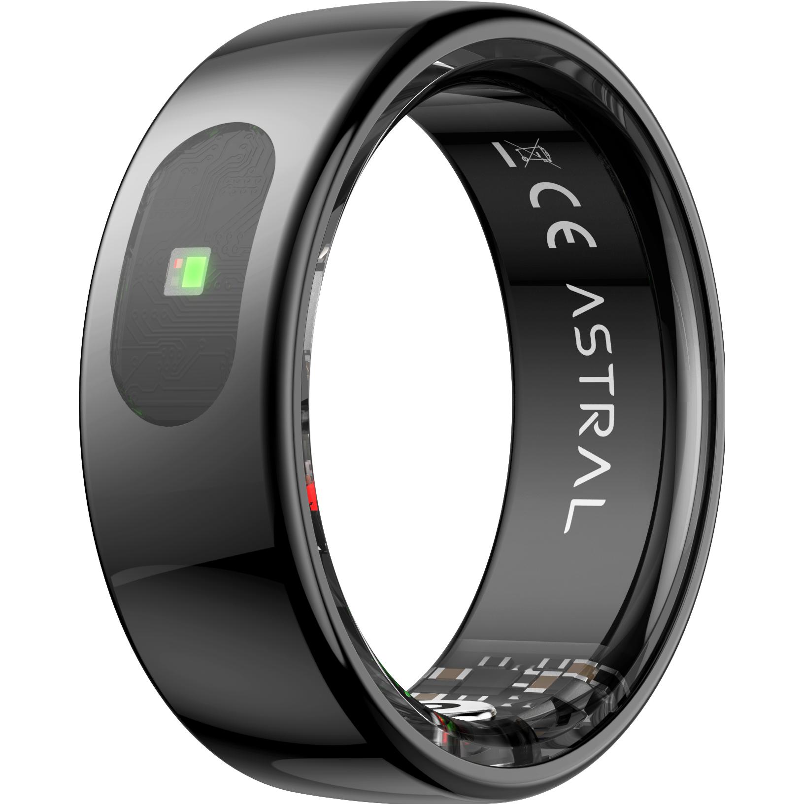 Forever Smartring Astral SR-100 black size 13 (13, Nero), Smart ring, Nero