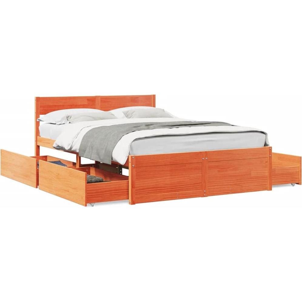 VidaXL, Bett, Kitti (140 x 190 cm)