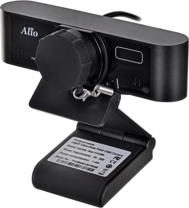 Produktbild Alio FHD84 | USB webcam Full HD 1080p | 30 frames per second 2 microphones autofocus 84 ° viewing angle (2.07 Mpx)