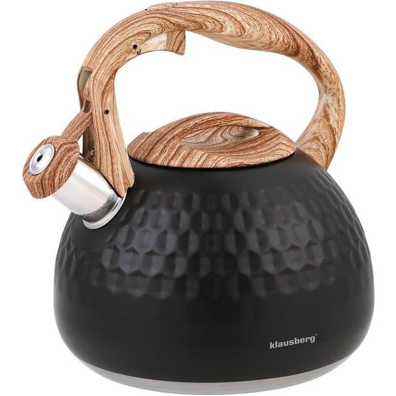 Thumbnail - Klausberg KETTLE WITH WHISTLE, 2.8L KB-7562, Teekanne, Schwarz
