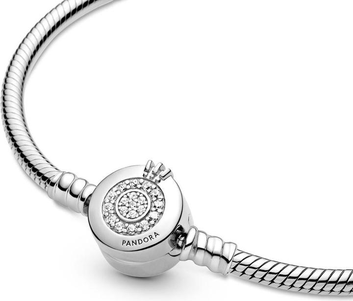 Immagine prodotto Pandora Bracciale con chiusura a corona a catena di serpente (16 cm, Argento)