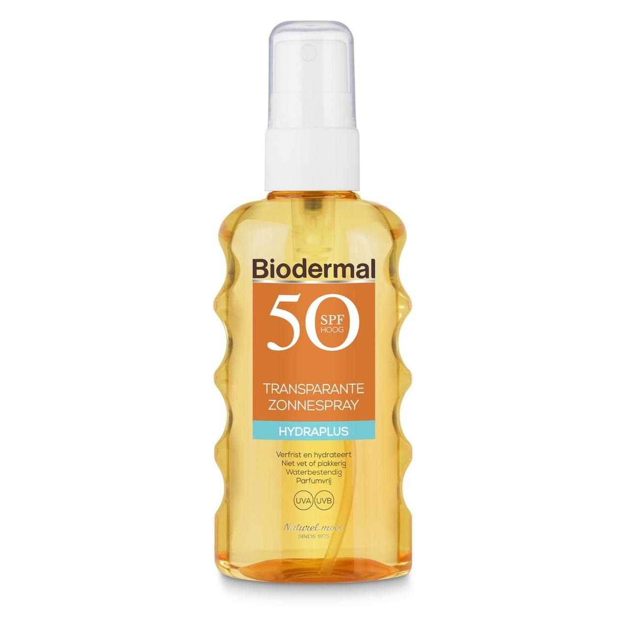 Bioderma, Zonnecrème, Biodermal Transparante Zonne Spray Spf 50+ 175ml (Zonnebrandspray, Spf 50+, 175 ml)