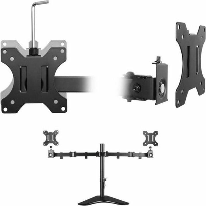 Produktbild Ewent EW1536 Flachbildschirm-Tischhalterung 81,3 cm (32" ) Freistehend Schwarz (Tisch, 32", 16 kg)