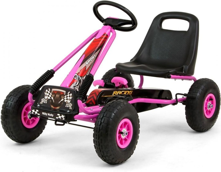 Mally pédale de kart Thor rose