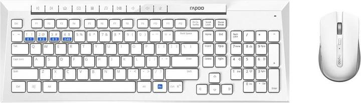 Actual product image Rapoo 8200M UI Wireless Multi-Mode Kit White