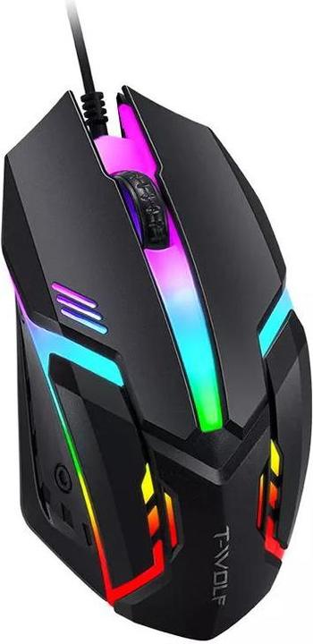 Actual product image DUPLIKAT T-Wolf TF850 5in1 Game Kit - RGB LED and Mouse + Pad + Headphones + Black Speakers