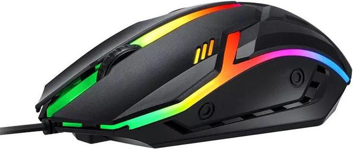 Actual product image DUPLIKAT T-Wolf TF850 5in1 Game Kit - RGB LED and Mouse + Pad + Headphones + Black Speakers