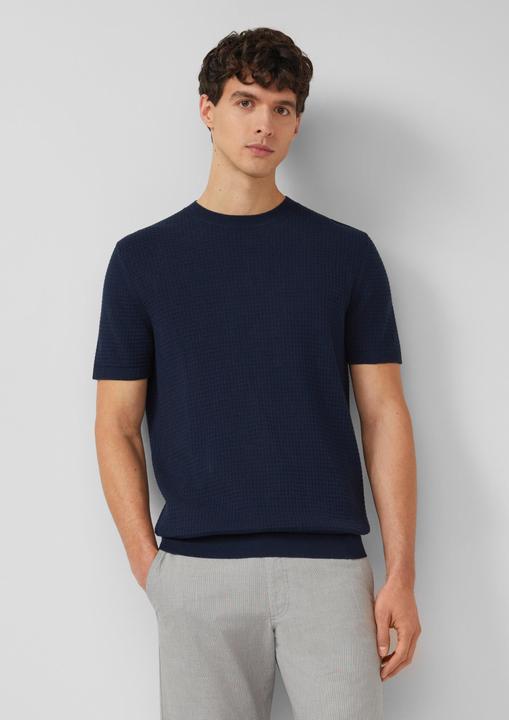 Produktbild s.Oliver Strickpullover aus Baumwoll-Leinen-Mix (S)