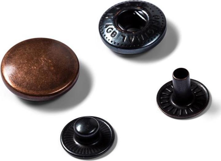 Immagine prodotto Prym Giacca a vento a pulsante, rame vecchio, 15 mm, scheda 10 pezzi. 15 mm, scheda 10 pezzi.