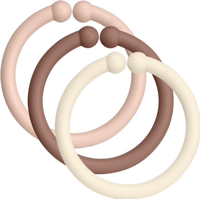 Actual product image Bibs Loops, Blush/Woodchuck/Ivory (1 x)