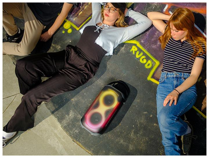 Actual product image Tracer King 2 Φορητό Ηχείο 50W 2.1,Bluetooth 5.1,TWS, λειτουργία Καραόκε,RGB LED,USB,Equalaizer μ (8 h)